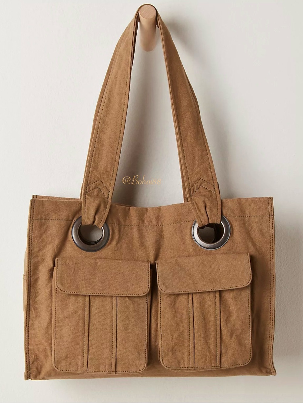 NWT Free People Cargo Canvas Tote
